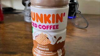 Dunkin coffee s’mores -drink review￼