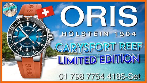 Oris Carysfort Reef L.E. 300m Automatic GMT 01 798 7754 4185-Set RS Unbox & Review Mav Helps Out!