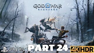 The God You Once Were | God of War: Ragnarök Walkthrough Story Gameplay Part 24 | PS5, PS4 | 4K HDR