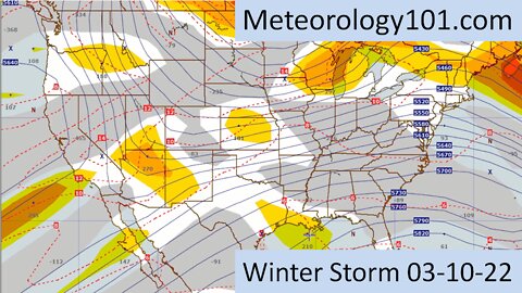 Weather System Development and Winter Storm 031022