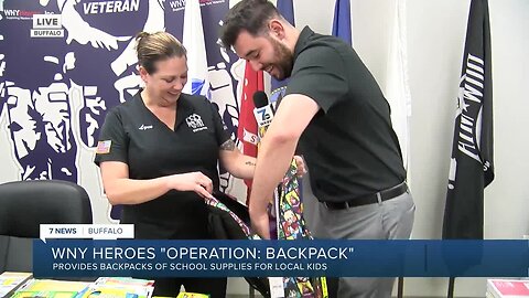 WNY Heroes hosts back to school drive for veteran families