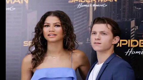 Tom Holland wishes Spider-Man co-star Zendaya happy birthday.