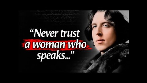 Oscar Wilde's Quotes which are better known in youth to not to Regret in Old Age