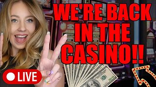 We're BACK!! LIVE SLOT PLAY! WATCH ME HIT JACKPOTS