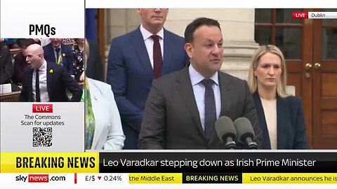 Ireland's prime minister Leo Varadkar suddenly resigns