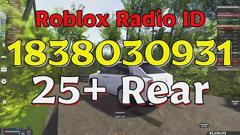 Rear Roblox Radio Codes/IDs