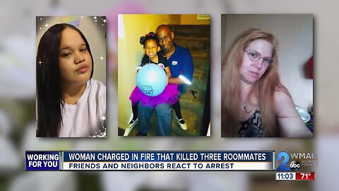Family and neighbors react after woman charged in deadly Edgewood fire