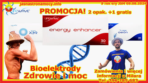 PROMOCJA! Bioelektrody Zdrowie i moc Zamówienia tel. 796 785 683 (promocja tylko do 11.08.2024r.)