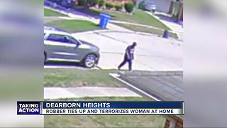 Police search for man who tied up, robbed metro Detroit woman in her own home