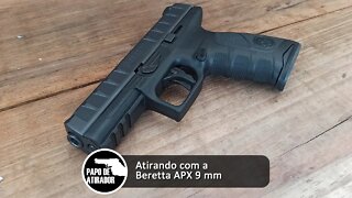 Atirando com a Beretta APX 9 mm