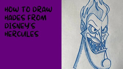 How to Draw Hades from Disney’s Hercules