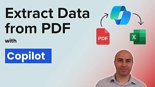 Extract from PDF to Excel with Copilot 😲 (So EASY)