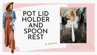 Spoon Rest with Pot Lid Holder review