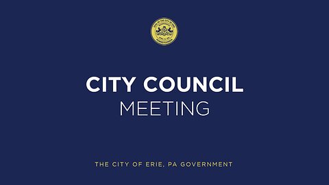 Erie City Council Meeting Troll