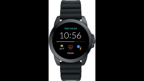 Fossil Men's Gen 5E 44mm Stainless Steel Touchscreen Smartwatch with Alexa, Speaker, Heart Rate...