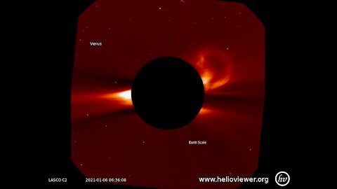 Huge solar flare today