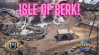 Isle Of Berk Ramping Up! | Epic Universe Construction Update | Universal Orlando Resort!