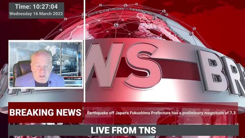 BREAKING : POWERFUL 7.3 MAGNITUDE EARTHQUAKE OFF THE COAST OF FUKUSHIMA IN NORTHERN JAPAN