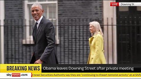 Obama In London For A Surprise Meeting With PM Sunak
