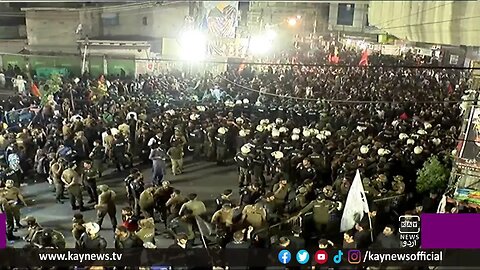 لاہور : چہلم امام حسین کا مرکزی جلوس گربلا گامہ شاہ پہنچ گیا