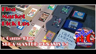 Flea Market Finds - Some Game Play - SEGA Gen Master System and N64