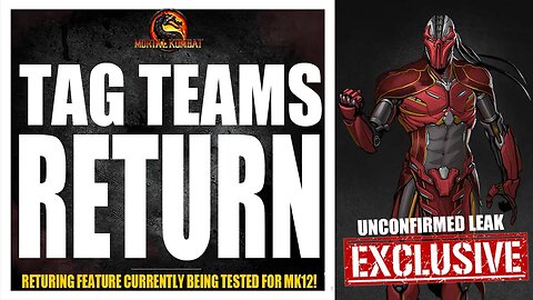 Mortal Kombat 12: NRS TESTING TAG TEAM MODE ONLINE,MOTOR KOMBAT TO RETURN AS A MOBILE GAME+ MORE!