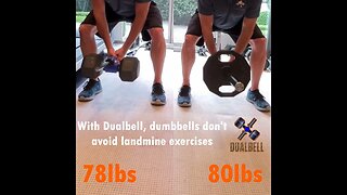 Get Yout Landmine Workouts Done with Dumbbells- Dualbell Adapts #dumbbells to Barbells #homegyms