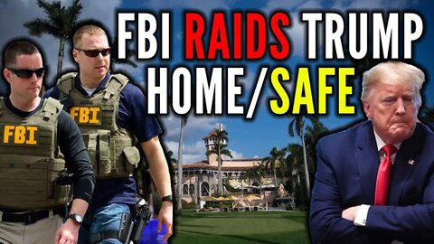 FBI "Raids" President Trump's Home & Private Safe To Plant Fake Evidence??? Justinformed