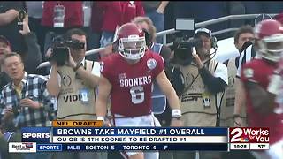 NFL Draft: Baker Mayfield drafted number one overall by Cleveland Browns