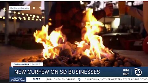 New curfew cuts San Diego business hours short