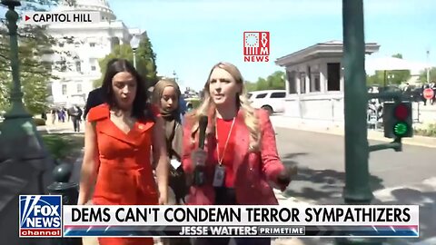 Dems Won't Condemn Terrorist Sympathizers Chanting Death To America & Burning The Flag