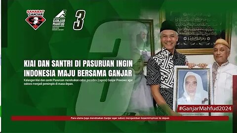 Kiai dan santri di pasuruan ingin indonesia maju bersama ganjar pranowo