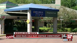 Judge rules sick child will get chemotherapy despite parents' disapproval