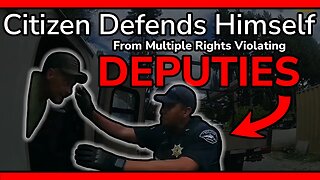 Citizen Defends Himself from Multiple Rights Violating Deputies