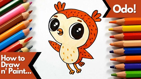 How to draw and paint Odo Owl