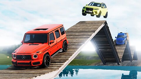 Cars Vs Broken Bridges #3 ▶️ BeamNG Drive