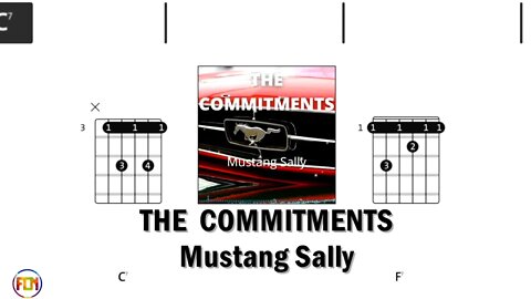 THE COMMITMENTS Mustang Sally - FCN Guitar Chords & Lyrics HD