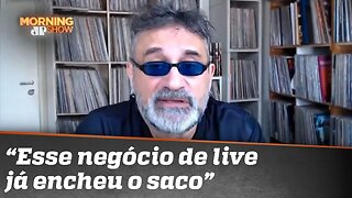 Crítico musical Regis Tadeu detona moda das lives: “Qualquer Zé Mané faz”
