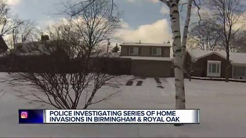Police: Home invasions target Birmingham, Royal Oak