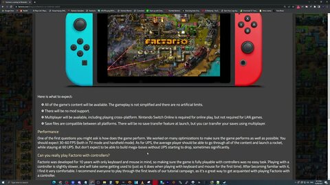 Factorio Friday Facts - Tuesday Twinsen Tease ⚙️Factorio is coming to Nintendo Switch™