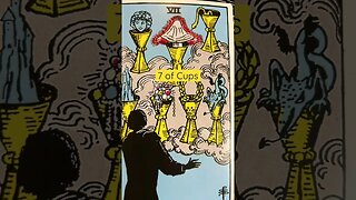7 of Cups #shorts #learntarot