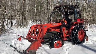 L3400dt getting firewood