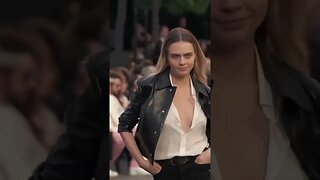 Cara Delevingne in AMI PARIS Spring/Summer 2023 FashionShow