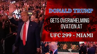 Donald Trump at the UFC 299 - Miami
