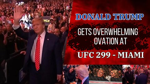 Donald Trump at the UFC 299 - Miami