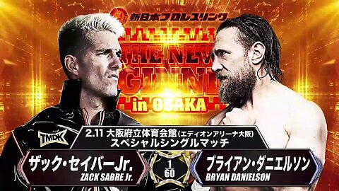 Bryan Danielson vs Zack Sabre Jr 2 highlights - NJPW The New Beginning In Osaka 2024
