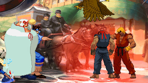 MUGEN - Red Cyclone & Mexican Typhoon vs. CVS Evil Ryu & CVS Evil Ken - FT2 - Download