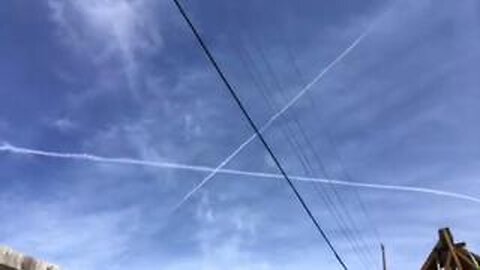 Chemtrails - Timelapse 2Hrs, 1-7-24 Below New Orleans!