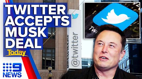 Social media giant Twitter accepts Elon Musk’s buyout deal