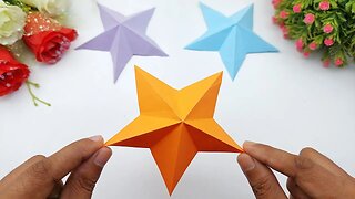 How to Make Origami Star in One Cut | Paper Things Easy | Easy Paper Crafts